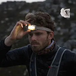 Ліхтар налобний Naturehike NH18T005-F бежевий - мініатюра 3