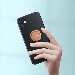 Кільце-тримач Baseus Invisible phone ring holder рожевий золотистий SUYB-0R - мініатюра 2