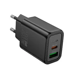Адаптер мережевий HOCO Gentle charger N61 |1USB/1Type-C, 20W/3A, PD/QC|