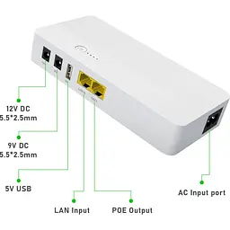 Джерело безперебійного живлення (ДБЖ) для роутера WGP Mini UPS POE04 8800mAh [154764] - мініатюра 3