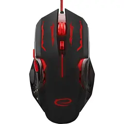 Миша Esperanza MX403 Apache USB black red (EGM403R)
