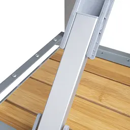Складний стіл Bo-Camp Bamboo Brown/Silver (1404800), Світло-коричневий - мініатюра 9