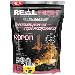 Прикормка Real Fish Silver Series Короп Горох 1kg