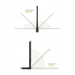 WI-FI-адаптер UGREEN CM496 AC650 High-Gain Dual Band Wireless USB Adapter(UGR-90339) (UGR-90339) - мініатюра 3