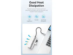 Мультипортовий адаптер Vention 5-in-1 USB-C to HDMI/USB3.0x3/PD (TQDHB) - мініатюра 6