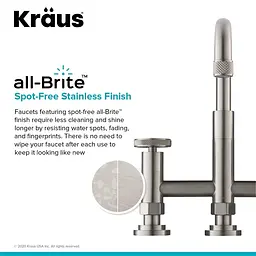 Змішувач для кухні Kraus Urbix KPF-3125SFS, Нержавіюча сталь - мініатюра 7