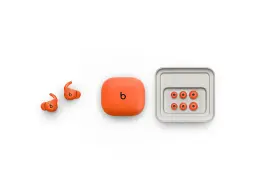 Навушники TWS Beats Power Fit — Wireless Fitness Earbuds with Secure Fit — Spark Orange (ME2M4) - мініатюра 6