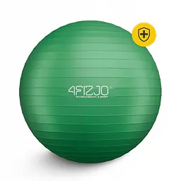М'яч для фітнесу (фітбол) 4FIZJO 55 см Anti-Burst Green (P-5907739316264) - мініатюра 9