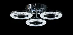 Люстра стельова LED Splendid Ray L2723/3, 3 лампи, регульована температура світла, хром, сучасний стиль для дому - мініатюра 2
