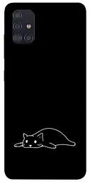 TPU чохол Demsky Lazy cat для Samsung Galaxy A51