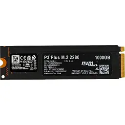 SSD накопичувач Crucial P3 Plus 1TB [CT1000P3PSSD8] [130570] - мініатюра 2