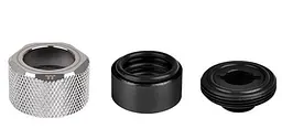Фитинг Thermaltake Pacific C-Pro G1/4 PETG 16mm OD Compression - Chrome/DIY LCS (CL-W213-CU00SL-A) - мініатюра 3