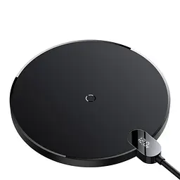 Бездротовий ЗП Baseus Digital LED Display Gen 2 Wireless Charger 15W чорний CCED000001 - мініатюра 3