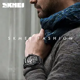 Чоловічий спортивний годинник Skmei 1357 Чорний - мініатюра 8