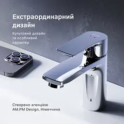 Змішувач для умивальника AM.PM Pride хром F7C02100 - мініатюра 3
