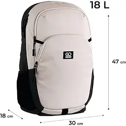 Рюкзак GoPack Education Teens 185 бежевий (GO25-185L-3) - мініатюра 3