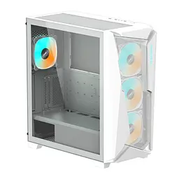 Корпус Gigabyte C301 Glass V2 White без БЖ (C301GW V2) - мініатюра 2