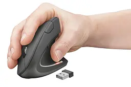 Комп'ютерна миша Trust Verto Ergonomic WL чорний teh0014063 - мініатюра 2