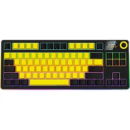 Клавіатура Lorgar KBP70TKLW Pro Black/Yellow (LRG-KBP70TKLW-YL-US) [144815]