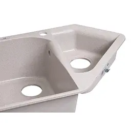 Кухонна мийка Lidz з додатковою чашею 1000x500/225 MAR-07 (LIDZMAR071000500225) - мініатюра 6