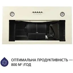 Витяжка вбудована Minola HBI 5327 IV 800 LED - мініатюра 2