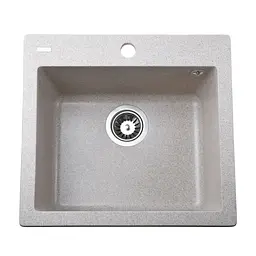 Гранітна мийка Globus Lux Aosta мигдаль 490x455мм А0008, Терра