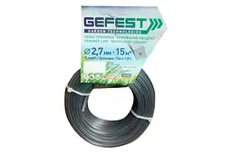 Лісочка для тримера та мотокоси Gefest 2.0 мм x 15м квадрат армований