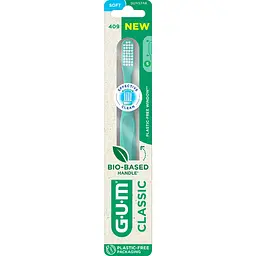 Зубна щітка GUM Classic Bio-Based Handle м'яка світло-зелена - мініатюра 8