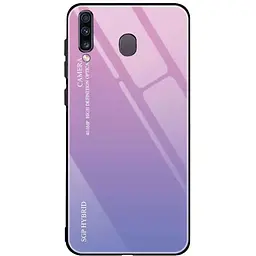 Чохол-бампер Primolux Gradient Glass для Samsung Galaxy M30 2019 (SMM305) Pink - мініатюра 2