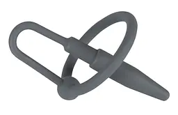 Ерекційне кільце - Penis Plug With Glans Ring - мініатюра 2
