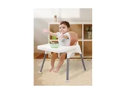Стільчик для годування Xingtai Zuoxi Children's ZX-108 white - мініатюра 7