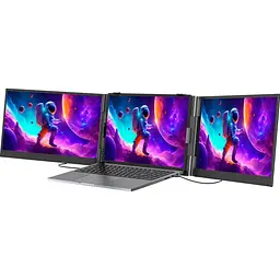 Монітор Blackview 15.3" DCM8 Dual Screen Portable monitor 3 in 1 Grey Black FHD IPS 60Hz (BVDCM8)