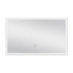 Дзеркало Kroner KRP Spiegel HR3 - 10060 з LED-підсвічуванням та антизапітнінням CV030038, Білий - мініатюра 4