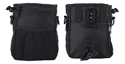 Сумка для вигулу і тренувань собак Voyager Pet Nylon Waterproof Dog Treat Training Pouch black - мініатюра 4
