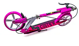 Самокат Best Scooter 75-97х52х10 см Рожевий 000248259 - мініатюра 3