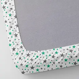 Набір простирадл на резинці Cosas Stars CS1 60х120х12 см (SetSheet_StarMintGrey_StarGrey_120x60) - мініатюра 6