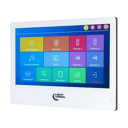 Відеодомофон 10" WiFi Tuya Light Vision SINGAPORE FHD White (82-00229) - мініатюра 2