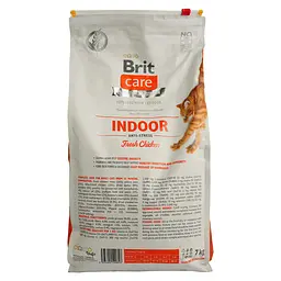 Сухий корм для котів, що живуть в приміщенні Brit Care Cat GF Indoor Anti-stress з куркою 7 кг - мініатюра 4