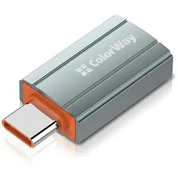 Перехідник USB-A toUSB-C ColorWay (CW-AD-AC)