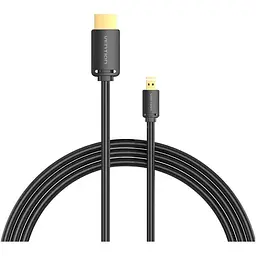 Кабель мультимедійний HDMI to Micro HDMI 1.5m V2.0 4K 60Hz 18Gbps HDR Dolby VENTION (AGIBG)
