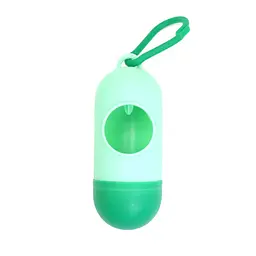 Диспенсер для пакетів Plastic Dog Poop Bag Dispenser світло-зелений 10 х 4 см