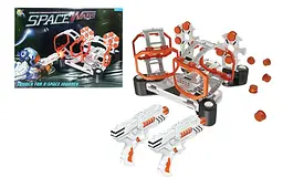 Повітряний дитячий космічний тир та два бластери Space Wars В3229, короб. 70х58см