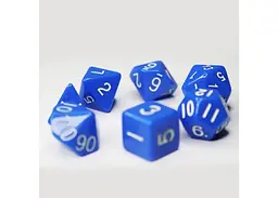 Набір кубиків Opaque 7 Dice Set - Blue , 7 шт. (g7dopaq05) - мініатюра 2