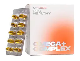 Чойс Choice Омега-3, 6, 9 OMEGA COMPLEXдля серця, мозку, суглобів і молодості шкіри, 60 капсул