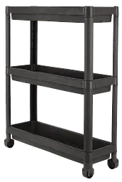 Етажерка 3-х ярусна Violet House 6015 Long Shelf 3 GREY 54х18х67 см (7249027)
