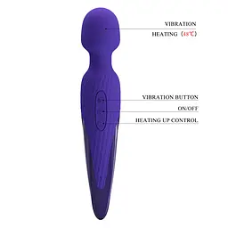 Вібромасажер - Pretty Love Antony Heat Massager Blue - мініатюра 8