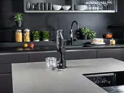 Блендер Bamix DeLuxe антрацит M200 (3 насадки, D-ручка) 1010.056 - мініатюра 3