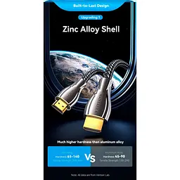 Кабель Vention HDMI-HDMI V 2.0 1 м (ALMBF) - мініатюра 5