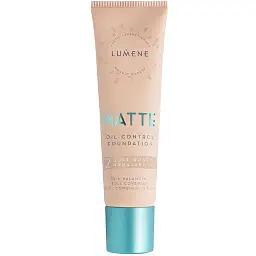 Тональна основа Lumene Matte Oil-control Foundation відтінок 2 (Soft Honey) 30 мл