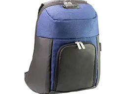 Рюкзак Optima поліестр синій 44x31x14см USB Anti-Theft арт.O96914-02